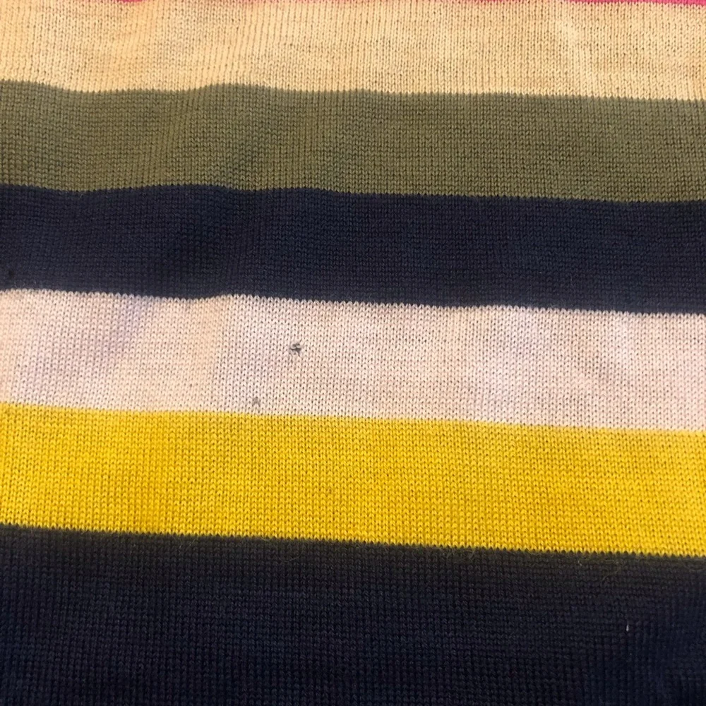New w/ Defect: J. Crew Tippi Sweater in Multistripe with Buttons in size Small!